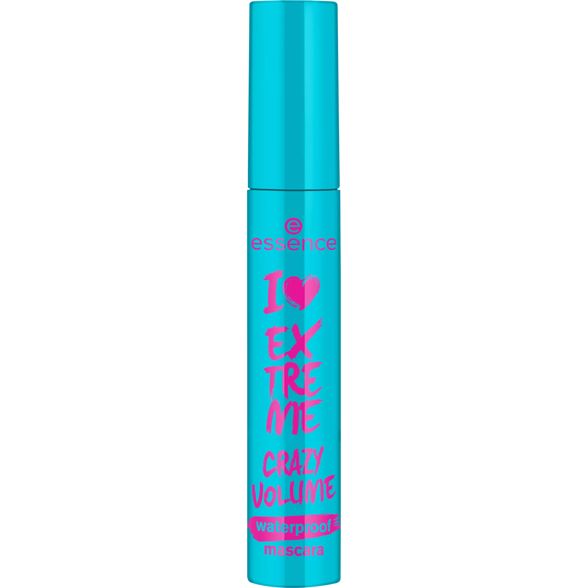 ریمل حجم دهنده آبی اکستریم از برند essence با برس بزرگ و براق برای رنگ زیبا و جذاب مژه‌ها.